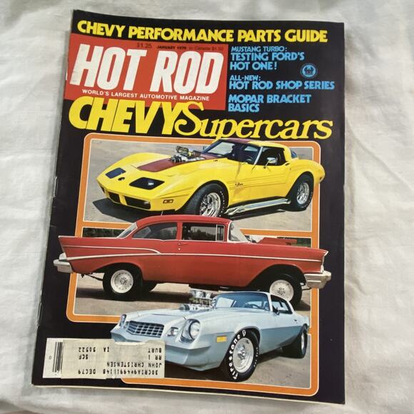 Vtg Lot 3 Hot Rod January March April 1979 Magazine Performance Parts Mustang - Picture 3 of 9